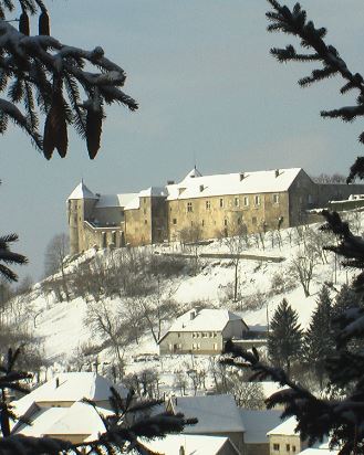 Château de Belvoir en hiver